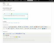 The administration panel allows to easily modify various CKEditor setttings, including user interface.