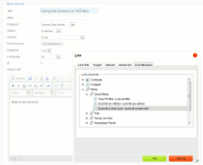 CKEditor for Joomla comes with a dedicated link browser plugin.