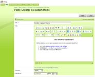Integration in a page