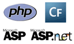 Compatible with PHP, ColdFusion, ASP and ASP.Net