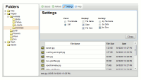 User-configurable preference settings.